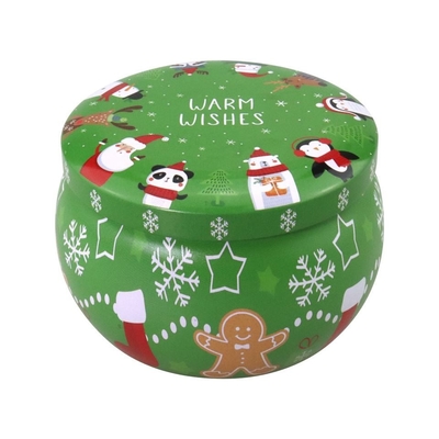 Doces a favor do meio ambiente personalizados de Tin Gift Box For Christmas Dia das Bruxas do metal