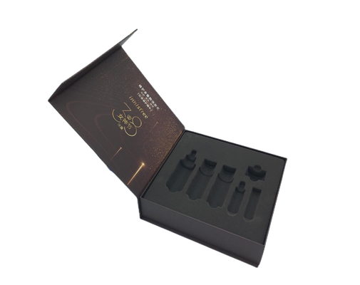 O carimbo quente gravou o retângulo feito sob encomenda de Logo Luxury Custom Gift Box