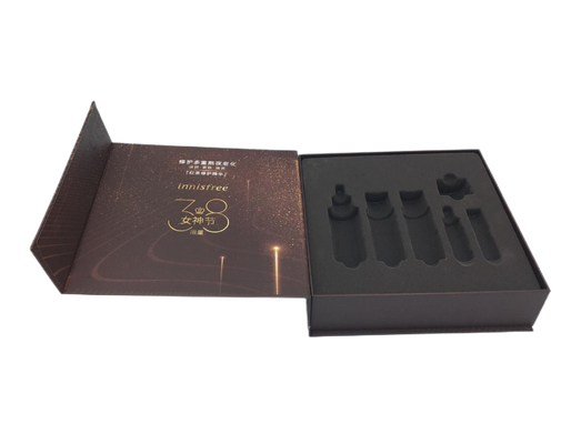 O carimbo quente gravou o retângulo feito sob encomenda de Logo Luxury Custom Gift Box