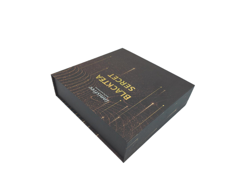 O carimbo quente gravou o retângulo feito sob encomenda de Logo Luxury Custom Gift Box