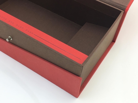 A caixa de presente portátil da surpresa do dia de Valentim da caixa de presente do chocolate do punho da gaveta personalizou