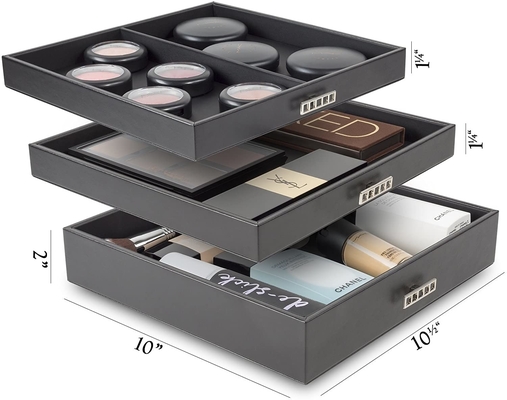 Caixa cosmética luxuosa do armário