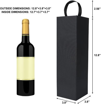 Caixas de Champagne Magnetic Closure Collapsible Wine do licor com tampa e punho