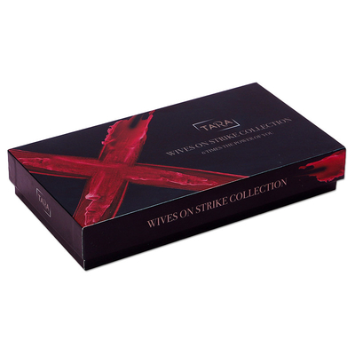 A caixa de empacotamento do verniz para as unhas luxuoso ajustou a caixa do fechamento do ímã de Matt Black Handmade Custom Logo