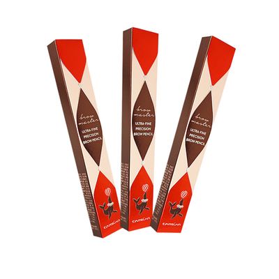 Imprimindo a caixa de empacotamento do lápis de sobrancelha de Skincare da caixa de Logo Custom Luxury Cardboard Paper
