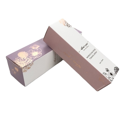 Caixas de embalagem cosméticas de carimbo luxuosas personalizadas para o soro do olho do pulverizador