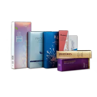 Skincare que empacota o perfume de creme facial do tonalizador cosmético luxuoso da loção da caixa