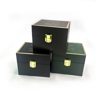 Caixa cosmética luxuosa da gaveta vazia facial da ferramenta da composição dos cuidados com a pele para o frasco do perfume