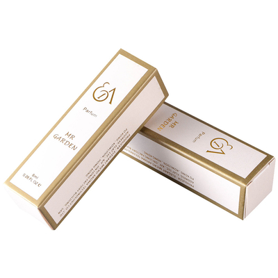 Perfume a folha de ouro de carimbo quente da caixa cosmética luxuosa do presente para o tubo do batom