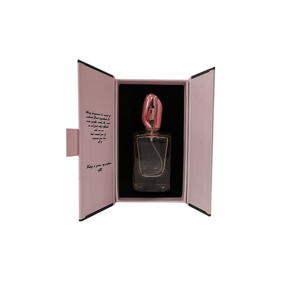 Fragrância luxuosa de empacotamento da caixa de presente da garrafa de perfume que envolve o cartão
