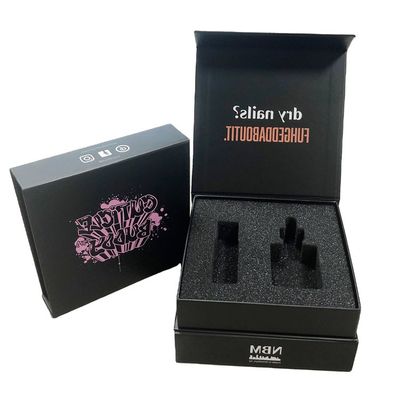 Caixa de seda da fronha de almofada da caixa cosmética luxuosa magnética feita sob encomenda