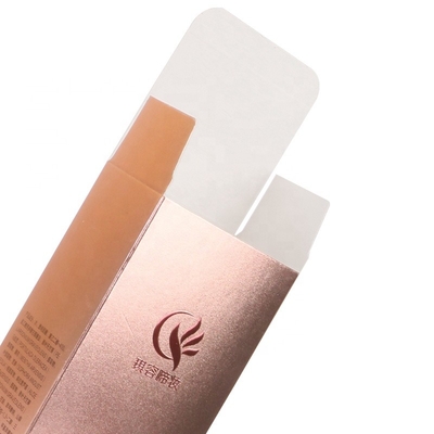 caixa cosmética luxuosa Rose Gold Paper Packaging da garrafa dos cuidados com a pele 100ml