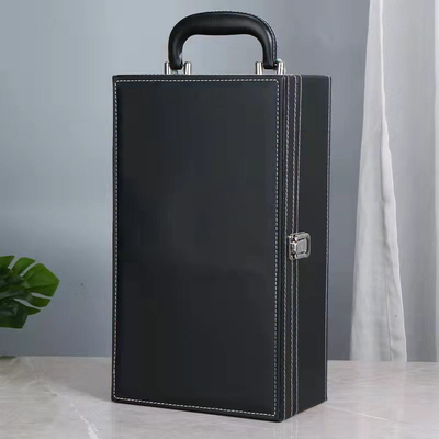 Logotipo feito sob encomenda 35.2x27x11.5cm da caixa de presente da garrafa de vinho tinto do retângulo