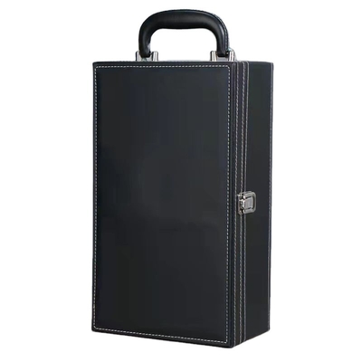 Logotipo feito sob encomenda 35.2x27x11.5cm da caixa de presente da garrafa de vinho tinto do retângulo