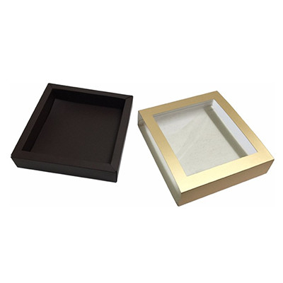 Caixas de empacotamento do chocolate da gaveta feita sob encomenda pequena do papel da cópia do alimento com janela