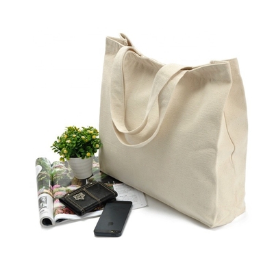 Sacos de compras vazios reusáveis de Tote Bag Women Foldable Cotton da lona