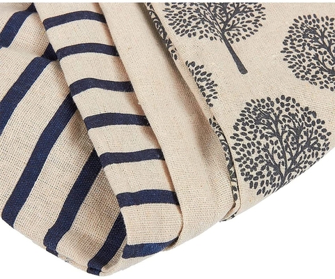 Pano Tote Bags reusável da lona do algodão para o quitandeiro, polegadas da compra 15x16.5