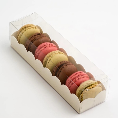 Placa de marfim da caixa de presente do bolo de Macaron do biscoito do chocolate da especificação do ANIMAL DE ESTIMAÇÃO multi