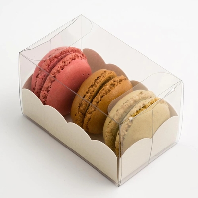 Placa de marfim da caixa de presente do bolo de Macaron do biscoito do chocolate da especificação do ANIMAL DE ESTIMAÇÃO multi