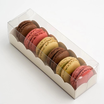 Placa de marfim da caixa de presente do bolo de Macaron do biscoito do chocolate da especificação do ANIMAL DE ESTIMAÇÃO multi