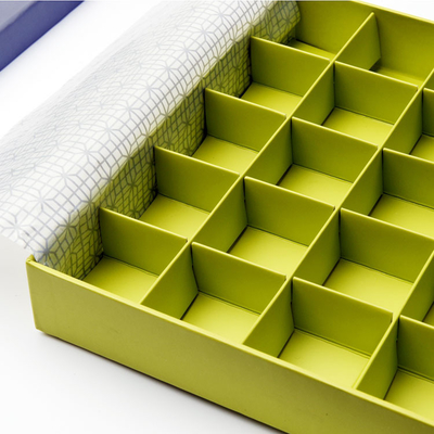 Caixa de presente de papel amigável Tray Lid Base plástico de Macaron dos doces de Eco