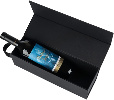 bom preço Caixas de Champagne Magnetic Closure Collapsible Wine do licor com tampa e punho on-line