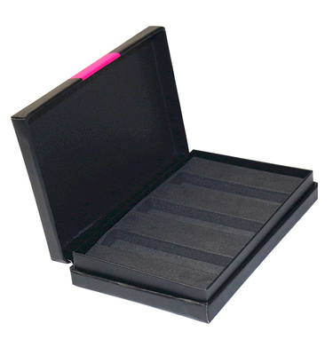 bom preço Cosméticos pretos e caixa de empacotamento do presente de papel cor-de-rosa para garrafas cosméticas on-line