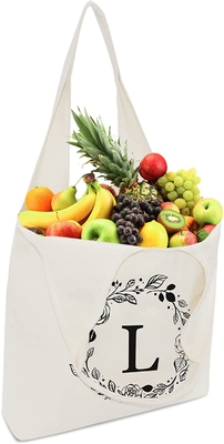 bom preço A grande lona Tote Bag Reusable das mulheres 5,91 x 4,45 x 3,7 polegadas on-line